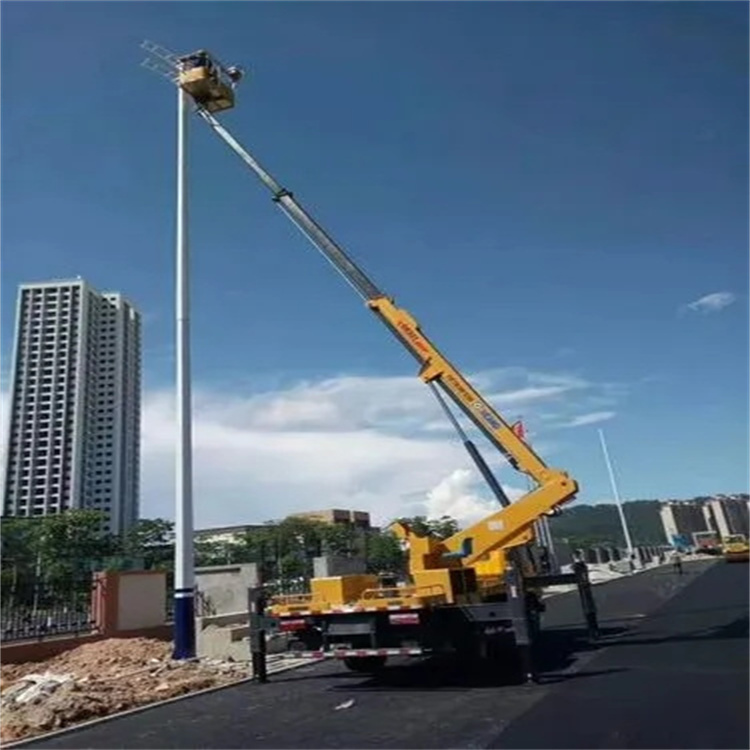 山东维修路灯的曲臂升降车出租